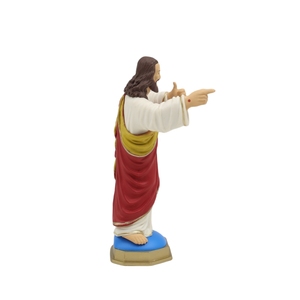 Figura de Resina del Sagrado Corazón de Jesús Cristo de Weivista, Modelo 25003E - Product Image 2