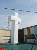 Croix gonflable géante Offre Spéciale 2025, croix de Jésus gonflable pour la décoration de Pâques