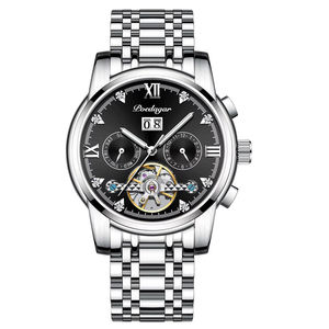 POEDAGAR 1402 Montre mécanique automatique pour homme, étanche, de qualité supérieure, multifonctionnelle, montre de luxe pour homme - Product Image 1