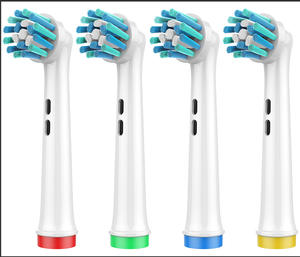 4 têtes de brosse, brosse à dents rotative 3D, brosse à dents électrique rechargeable à tête ronde - Product Image 6