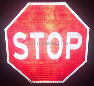 Panneau de signalisation routière réfléchissant en aluminium, personnalisé, <span class=keywords><strong>prix</strong></span> usine, signalisation de sécurité <span class=keywords><strong>STOP</strong></span>, signalisation directionnelle du trafic - Product Image 1
