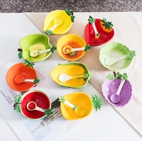 Bols créatifs en céramique, bols à fruits, bols à salade de légumes, bols à repas pour enfants et vaisselle domestique pour étudiants