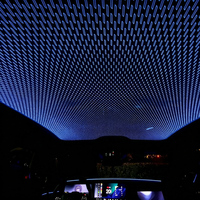 Film Panoramique Ciel Étoilé pour Toit Ouvrant, Lumière Ambiante LED, Compatible OE Audi A4 A5 A6 A8 Q5 Q7 Q8, Bande Lumineuse d'Ambiance LED pour Toit Ouvrant, Application Intelligente