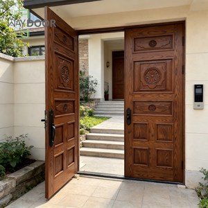 Portes battantes extérieures, portes d'entrée, fenêtres en bois - Product Image 4