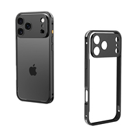 Coque de protection antichoc en métal avec cadre en aluminium de luxe et protection d'appareil photo pour MacBook Air 17, MacBook Pro 17 et MacBook Pro Max 17 Modern