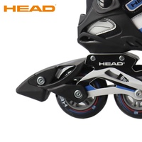 Patins à roulettes semi-souples pour adultes HEAD, quatre roues, roues en carbone PU, châssis en aluminium, semelle extérieure en PVC, roulements ABEC-7.