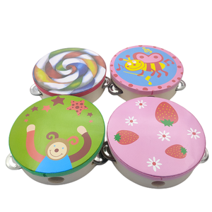 Xách tay 8 inch im lặng đào tạo trống Bộ gỗ cao su với da cừu thực hành Vật liệu Pad - Product Image 6