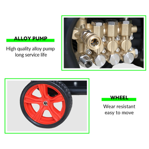 Hidrolavadora Eléctrica de Alta Presión de 2500w y 130 Bares, Máquina de Lavado de Autos Comercial con Chorro de Agua - Product Image 3