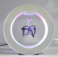 2024 vendeur chaud blanc flottant lévitation magnétique rotatif lévitation lunettes flottation stand lunettes affichage