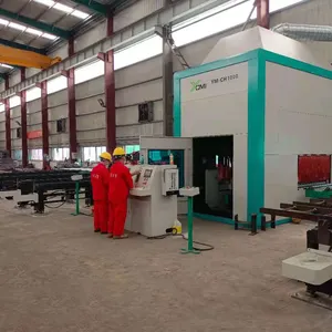 Pasokan Pabrik Mesin Pemotong Plasma H Beam Cnc Perawatan Rendah