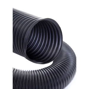 Tubulação de mangueira de fio de aço de vácuo, flexível de plástico do duto de ar