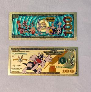 Set de Regalo Coleccionable de 16 Billetes con Lámina Dorada de los Looney Tunes, Personajes de Dibujos Animados - Product Image 6