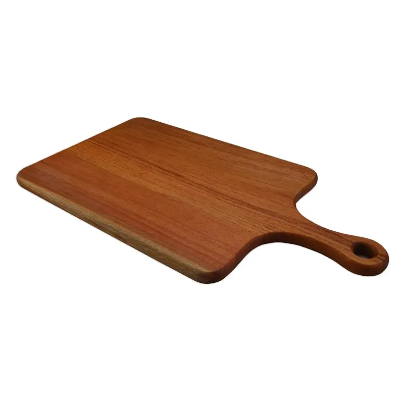 Wholesale Quality Kitchenware Acacia Wood Cheese Cutting Board With Handle