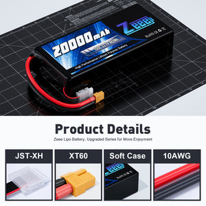 Zeee HV 리포 드론 배터리 6S 23.1V 20000mAh 100C 소프트 케이스 XT60 고전압 리포 배터리 (UAV 드론 FPV용) - Product Image 3