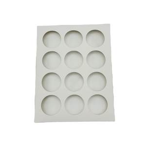 Boîte de papier blanc à la <span class=keywords><strong>truffe</strong></span> au chocolat de conception sans quantité minimale de commande basse petite boîte en papier <span class=keywords><strong>du</strong></span> désert avec doublure en papier pour la livraison et la fête - Product Image 6
