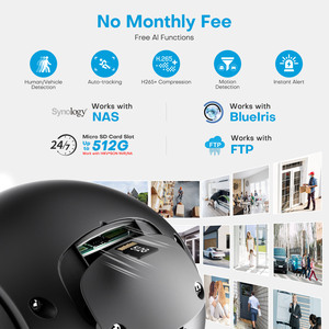 Cámara PTZ IP PoE con Zoom Óptico de 18x, 5MP, 4.7-84.6mm, Compatible con Hik, con Seguimiento Automático y Audio Bidireccional, en Existencia en EE. UU. - Product Image 6