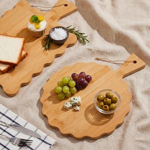 Set di Taglieri in Bambù Decorativi per Cucina, per <span class=keywords><strong>Pane</strong></span>, Salumi, Formaggi, Carne, Frutta - Product Image 5