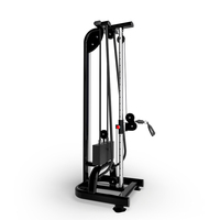 Equipo de gimnasio comercial: Máquina de cable cruzado individual con carga de pin, torre de poleas para dominadas de pie