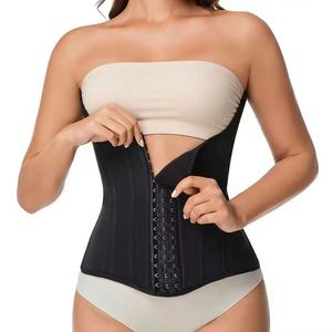 Ceinture gainante pour femme, maintien ferme, noire, à agrafes, respirante, non tissée, 1 pièce, toutes saisons - Product Image 4