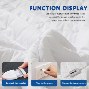 Bán Hàng Nóng 120V Mềm Chải Vải Nhà Điện Sưởi Ấm Nệm Pad Điện Giường Bìa - Product Image 4