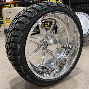 SHIN Forged Truck Wheels Deep Dish Polish Chrome <strong>Wide</strong> Wheel <strong>Rim</strong> for 20 GMC Ford 6x139.7 8x165.1 8x200 20 22 24 26 28 30 Inch - Product Image 4