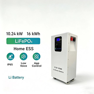 Diseño que Ahorra Espacio, Almacenamiento de Energía Doméstico, 314 Ah, 16 kWh, Protección Contra Sobretensiones, Ruedas Bloqueables, Paquete de Baterías de Litio Solar que Ahorra Espacio - Product Image 3