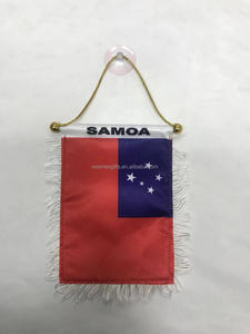Mini drapeau de la Saipan, des Îles des Mariannes du Nord, avec logo personnalisé pour rétroviseur de voiture, pour l'éducation automobile, l'assurance - Product Image 6