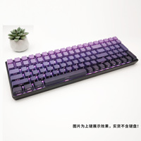 Noble Purple Full Set of 133 Keys PBT Injection Molding Side Engraved Light-Emitting Keycaps