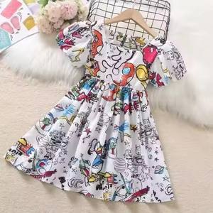 ชุดเดรสเจ้าหญิงสเปนสำหรับเด็กทารกวัยหัดเดินสไตล์ทางการ<span class=keywords><strong>ผ้า</strong></span>คอตต้อนลายการ์ตูนสไตล์ฤดูร้อนสินค้าใหม่ - Product Image 3