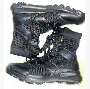 Bottes de combat d'été légères TSB1102 en cuir avec empeigne en mesh et semelle extérieure en EVA, sans fermeture éclair latérale, respirantes, légères, stock SMOVE - Product Image 3