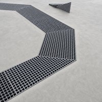 Marchepieds en FRP anti-âge avec surface texturée, résistants aux UV, pour plateformes et passerelles d'usines chimiques