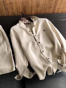 <span class=keywords><strong>Chemise</strong></span> en <span class=keywords><strong>lin</strong></span> perlée à motif cachemire style Old Money pour homme, manches longues, légère, respirante, fraîche, anti-UV, sans <span class=keywords><strong>repassage</strong></span>, idéale pour l'été - Product Image 5