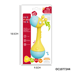 Phim Hoạt Hình Con Hươu Cao Cổ Roly Poly Đồ Chơi Tùy Chỉnh Shaker Búa Cát Bé Tiếng Ồn Nhà Sản Xuất Rattle Đồ Chơi Giá Rẻ Mặt Hàng Làm Chuông Âm Thanh - Product Image 6