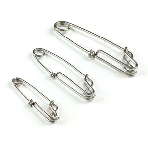 Sacchetto di 100 pezzi chiusura pesca spigola appesa pinna da pesca per carpe a scatto girelli e accessori da pesca snapsgenere - Product Image 5