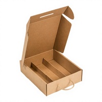 Cajas de Papel para Manualidades, Fabricación de Empaques Personalizados, Carpetas de Cartón Corrugado Reciclable de Colores, Impresas, Duraderas, con Esponja para Ropa