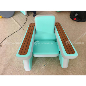 Heavy Duty Beach Chairs <strong>Inflatable</strong> <strong>Pool</strong> Side Lounge Chairs Beach Chair With Back <strong>Support</strong> Foldable - Product Image 4