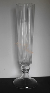 Jarrones Transparentes para Decoración de Bodas, Jarrones Altos de Vidrio en Forma de Trompeta, Centro de Mesa para Bodas - Product Image 5