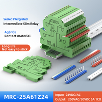 Contact sec intermédiaire ultra-mince MRC-25A61Z24 du module 24VAC/DC 6A 1PDT de relais