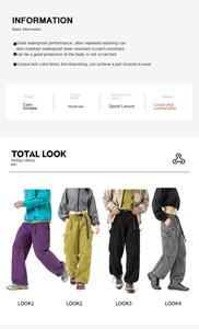 <span class=keywords><strong>Pantaloni</strong></span> da Trekking in Nylon Leggeri ad Asciugatura Rapida, <span class=keywords><strong>Idrorepellenti</strong></span>, Casual, per Esterni, a Vita Media, Modello Dritto, Anti-Pilling, per Uomo e Donna - Product Image 3