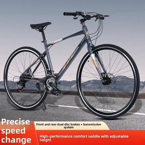 Bicicleta de 700cc con Ruedas de 28 Pulgadas, Frenos de Disco Dobles, Cambios Variables, Cuadro sin Horquilla, Sin Suspensión, para Carretera y Cross-Country ZZ - Product Image 2