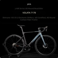 Vélo de route VOLATA en fibre de carbone, 24 vitesses, freins à disque hydrauliques R7170, transmission électronique Di2, vélo classique léger