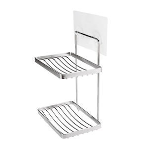 Articoli di fabbrica in magazzino gancio adesivo magico riutilizzabile doppio livello <span class=keywords><strong>sapone</strong></span> piatto <span class=keywords><strong>solido</strong></span> <span class=keywords><strong>porta</strong></span> <span class=keywords><strong>sapone</strong></span> - Product Image 3