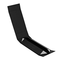 Personnalisé en stock 25pcs emballage petit souvenir blanc aimant couvercle rabattable boîte cadeau pliante