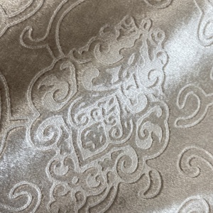 Ý Nhung Nhà Dệt Vải 100% Polyester Plum Blossom In Thông Minh Đen Ra Rèm Vải - Product Image 4