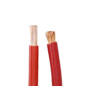 Resistencia al calor y conductor de cobre puro duradero Aislamiento de goma EPDM Cable de soldadura de 70mm cuadrados