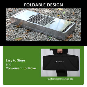 INBESTCAMP Barbacoa Portátil para Exteriores, Barbacoa Plegable para Camping, Personalizable, Estufa de Barbacoa de Viaje - Product Image 3