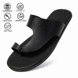 <span class=keywords><strong>Sandalias</strong></span> Elegantes de Talla Grande EUR40-47, Suela de Cuero y Goma, Diseño Minimalista y Estilizado para Verano, <span class=keywords><strong>Sandalias</strong></span> de Cuero Casuales para <span class=keywords><strong>Hombre</strong></span> - Product Image 2