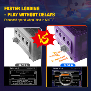 Adaptateur de lecteur de <span class=keywords><strong>carte</strong></span> TF GC2SD Gen2, version à vitesse améliorée pour toutes les consoles de jeu NGC GameCube et <span class=keywords><strong>Wii</strong></span> originales, accessoires de jeu - Product Image 4