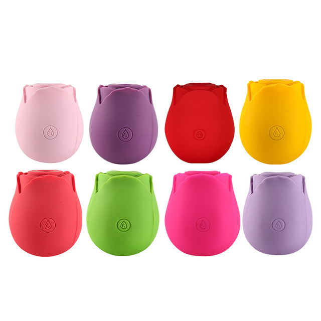 Wholesale Rose Sucking Vibrator G Spot Clitoris Stimulator Vibrator for Women Nipple Massager Masturbation Sex Toys for Women