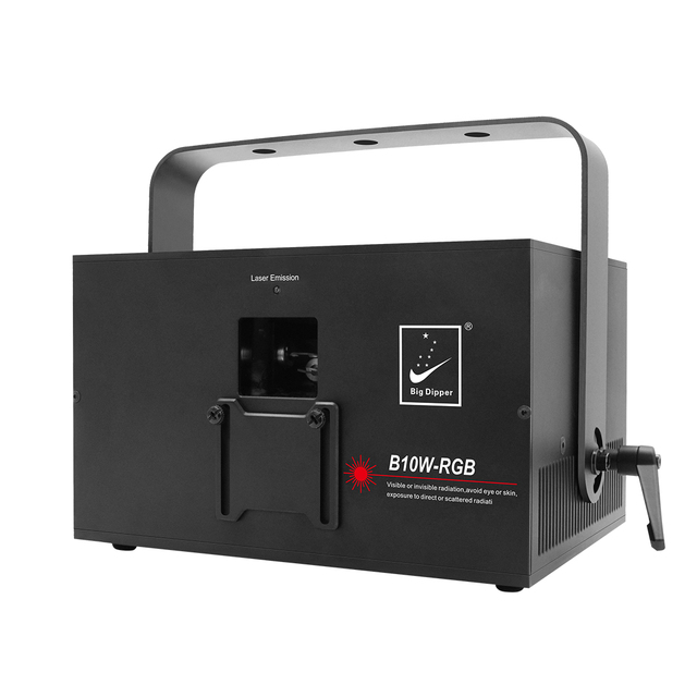 10W RGB Full Color Animation Laser Projector Professional Stage Lighting